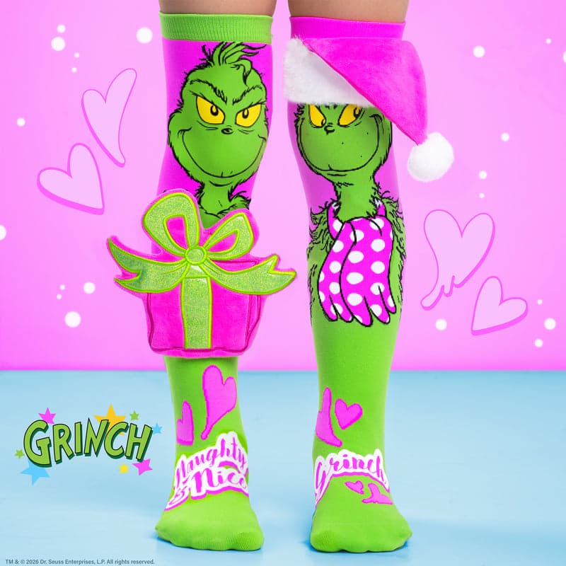 GRINCHY GIFT SOCKS