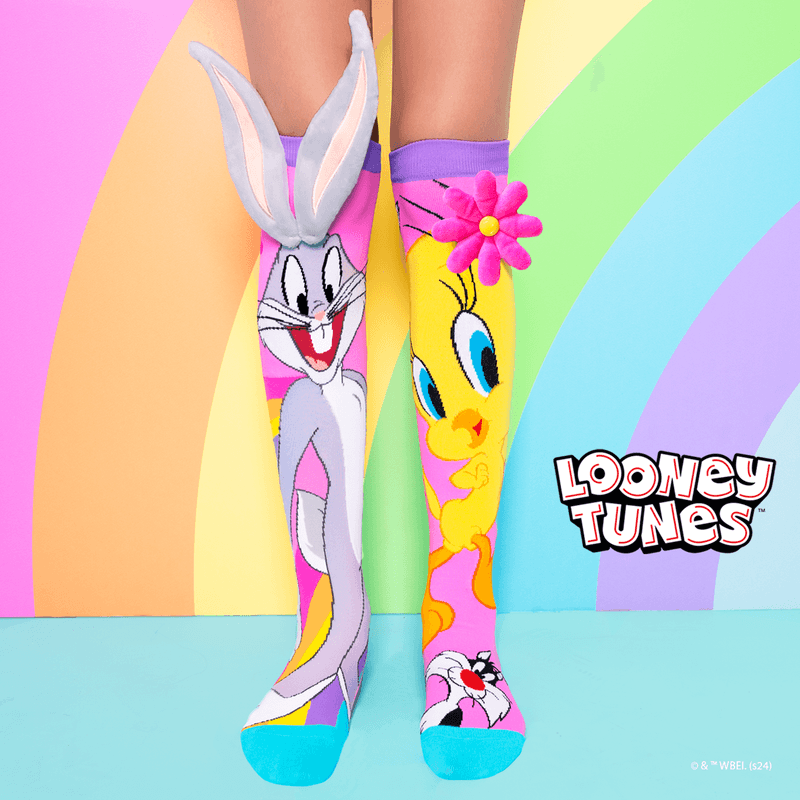 TWEETY AND BUGS BUNNY SOCKS
